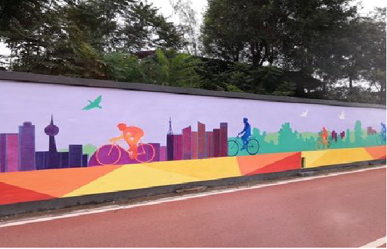 襄城墙体彩绘-围墙