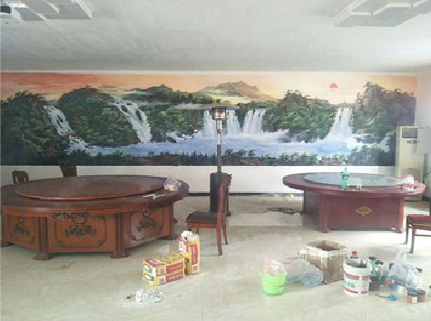 襄城墙绘-写实风景