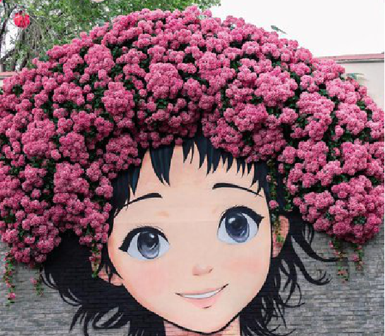 襄城墙体彩绘-网红墙打卡