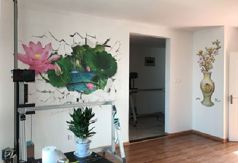 襄城墙体彩绘相比墙纸的优势。