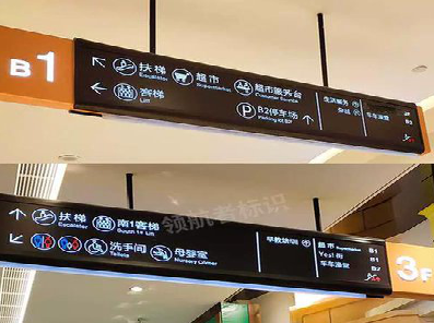 襄城如何通过商场标识牌引导客流分布？