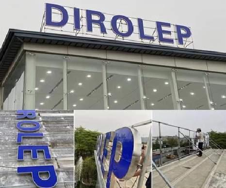 襄城楼顶发光字安装的注意事项。